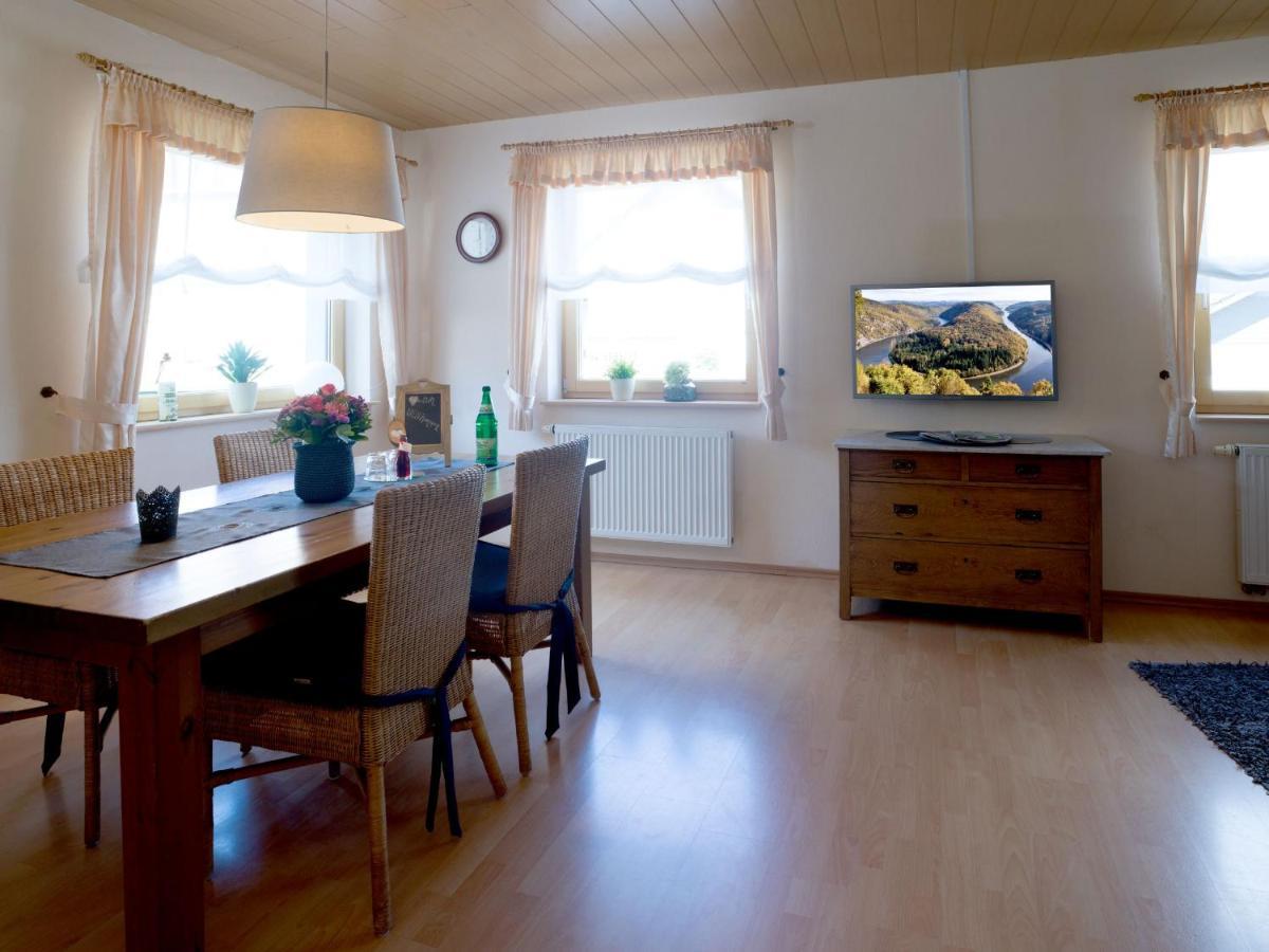 Ferienwohnung Am Gaesschen Scheiden 외부 사진